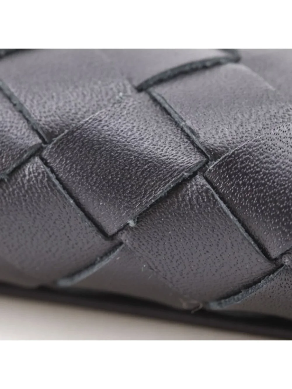 Bottega Veneta Card Case Calf Black Business Holder